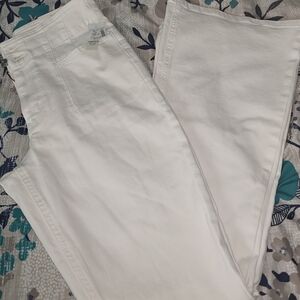Maurices White Flare & Wide Leg Jeans